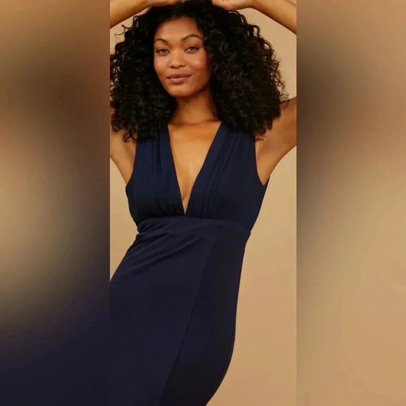 Altar'd State Midnight Cassava Luxe Crepe Dress - Picture 7 of 7